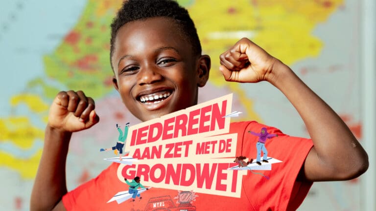 Iedereen aan zet met de Grondwet - Campagne en games gericht op kinderen - 175 jaar grondwet