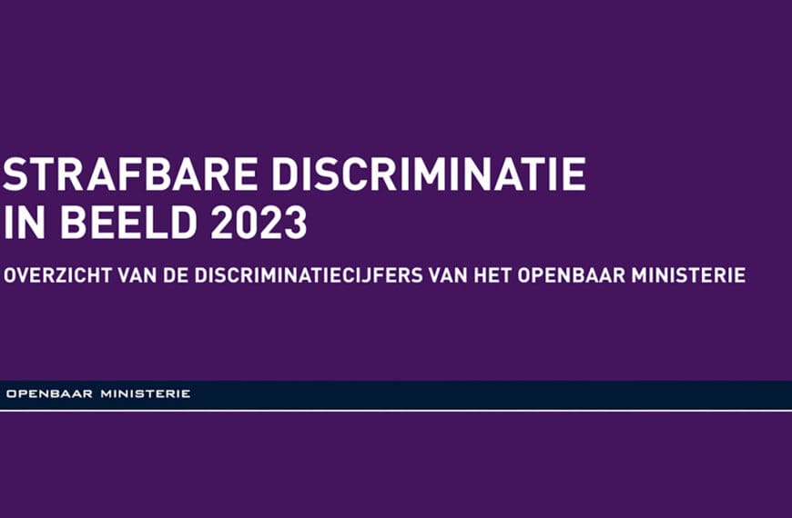 "Strafbare Discriminatie in Beeld 2023" gedetailleerd overzicht discriminatiefeiten 2023 Openbaar Ministerie (OM)