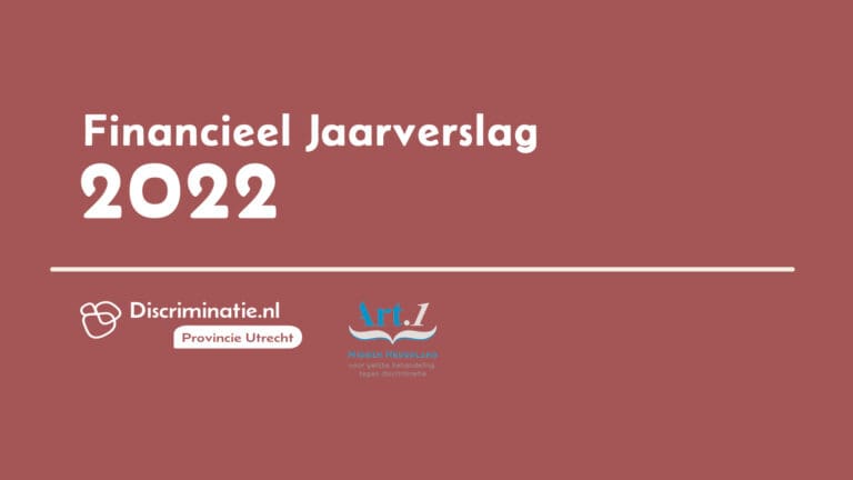 Financieel Jaarverslag 2022 Stichting Art.1 Midden Nederland